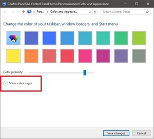 How to customize and change Windows 10 colors