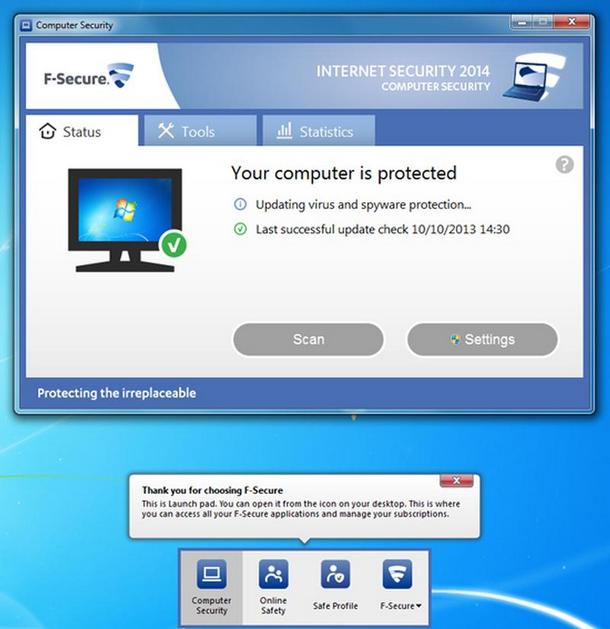 f secure online scanner 4.2