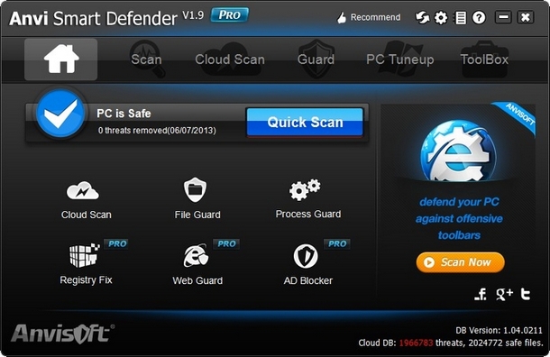 anvi smart defender windows 7