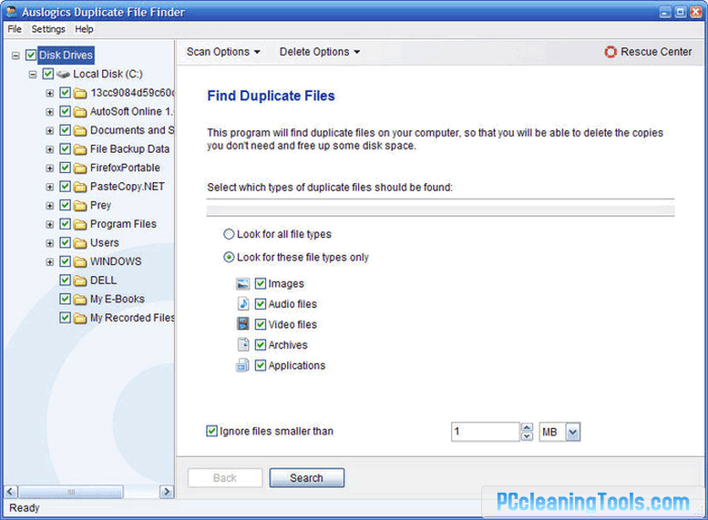 duplicate file finder remover old versions